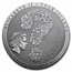 2023 Cook Islands 3 oz Antique Silver Antikythera Mechanism