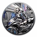2023 Cook Islands 3 oz Silver Cyber Queen; The Beginning