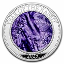 2023 Cook Islands 5 oz Silver Mother of Pearl Year of the Rabbit