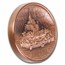 2023 Cook Islands 50 gram Copper Mont Saint-Michel