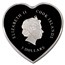 2023 Cook Islands Silver Brilliant Love Heart PR-70 PCGS (FDI)