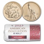 2023-D American Innovation $1 Automobile 25-Coin Roll (Indiana)