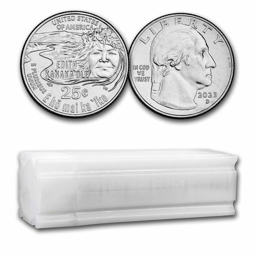 2023-D Edith Kanaka'ole American Women Qtr 40-Coin Roll
