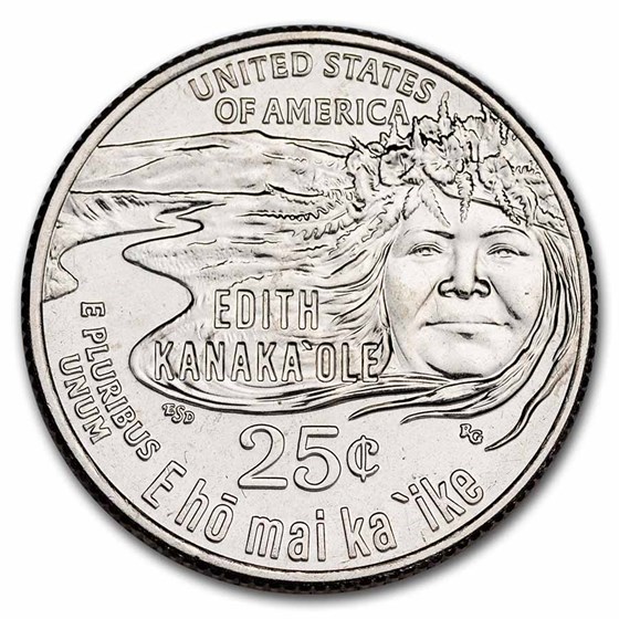 Buy 2023D Edith Kanaka'ole American Women Quarter BU APMEX