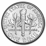 2023-D Roosevelt Dime 50-Coin Roll BU