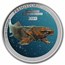 2023 Democratic Rep. of Congo 1 oz Silver Dunkleosteus Color