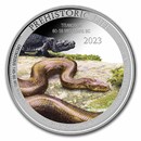 2023 Democratic Rep. of Congo 1 oz Silver Titanoboa Color