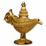 2023 Djibouti 5 oz Silver Gold Gilded Magic Lamp Shaped Coin