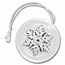 2023 Fiji 1/2 oz Silver Snowflake Coin w/ Crystals, Box & COA