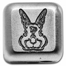 2023 Fiji 1 oz AG $1 Year Of The Rabbit Dice Coin w/ Box & COA