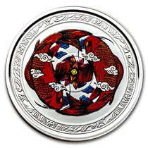 Buy 2023 Fiji 1 oz Silver Koi Fish Proof (Colorized) | APMEX