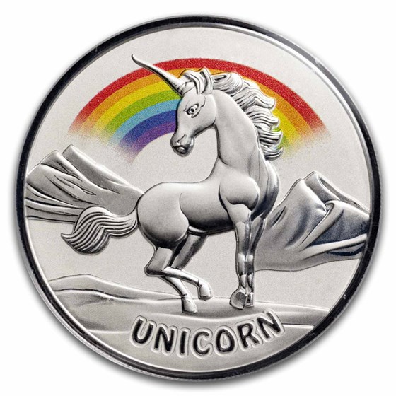 2023 Fiji 1 oz Silver Mythical Creatures - Unicorn (Colorized) 2023 Fiji 1 oz Silver Mythical Creatures - Unicorn (Colorized)