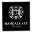 2023 Fiji 3 oz Antique Finish Silver Mandala Art (Indian)