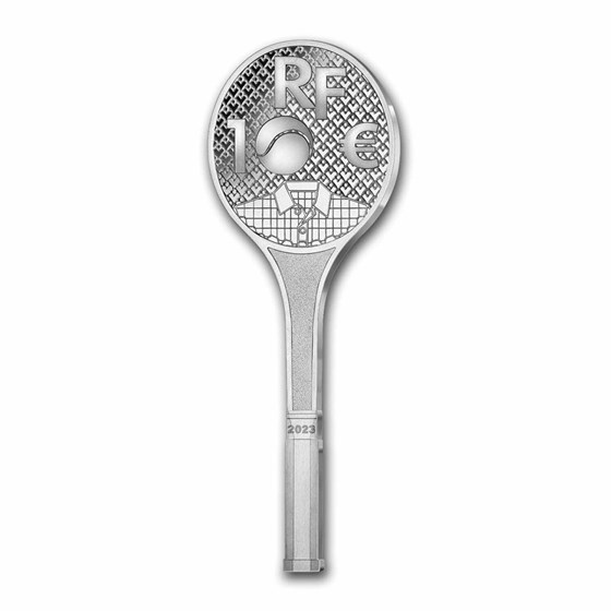Lacoste Racket Handle Buy 2023 France €10 Silver Proof Excellence Series (Lacoste Racket) | APMEX