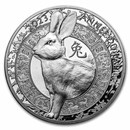 2023 France Silver €10 Year of the Rabbit Proof (Lunar Series)