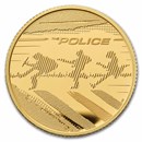 2023 GB 1/4 oz Gold £25 Proof Music Legends: The Police