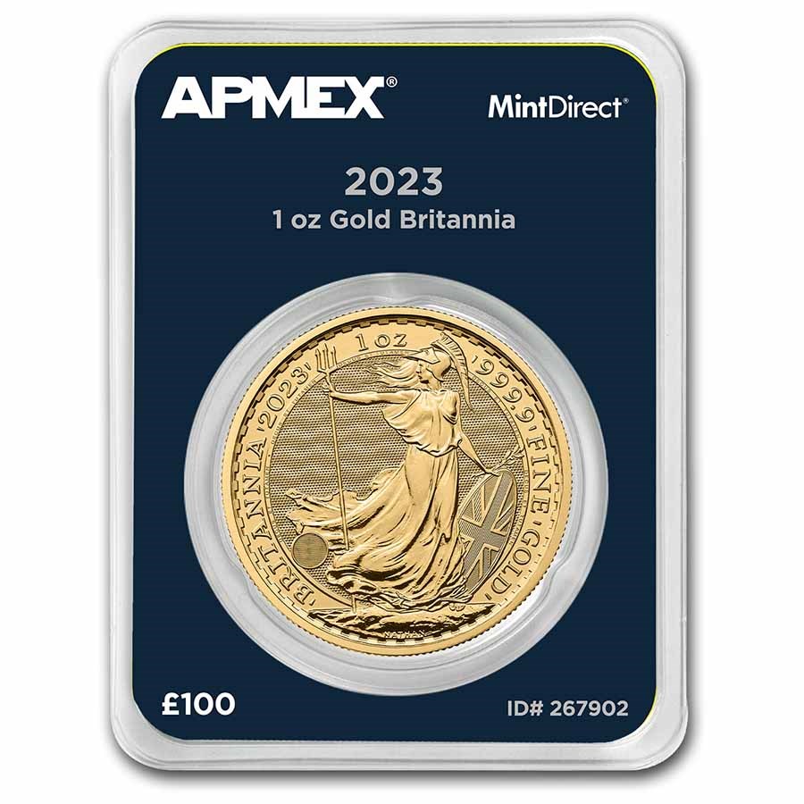 2023 GB 1 oz Gold Britannia MintDirect® Single (King Charles III)
