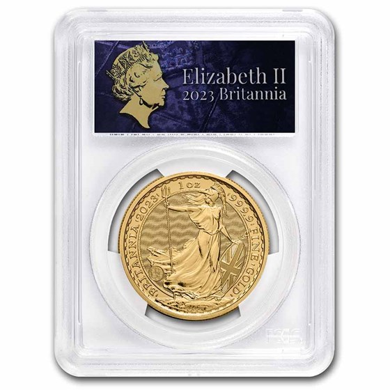 2023 GB 1 oz Gold Britannia PCGS MS-69 FS (Queen Label) 2023 GB 1 oz Gold Britannia PCGS MS-69 FS (Queen Label)