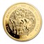 2023 GB 1 oz Gold The Royal Tudor Beasts The Yale of Beaufort BU