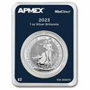 2023 GB 1 oz Silver Britannia MintDirect® Single (King Charles)