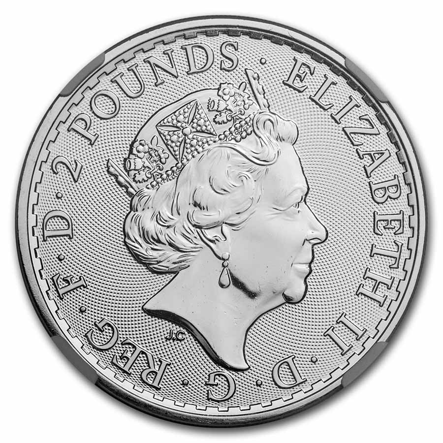 Buy 2023 GB 1 oz Silver Britannia NGC MS-69 (Queen Label) | APMEX
