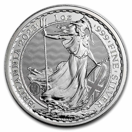 2023 GB 1 oz Silver Coronation Britannia BU (Abrasions) 2023 GB 1 oz Silver Coronation Britannia BU (Abrasions)