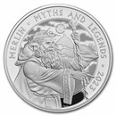 2023 GB 1 oz Silver Myths & Legends Merlin Prf (Box & COA)
