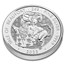 2023 GB 2 oz Silver Royal Tudor Beasts The Yale of Beaufort