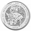 2023 GB 2 oz Silver Royal Tudor Beasts The Yale of Beaufort