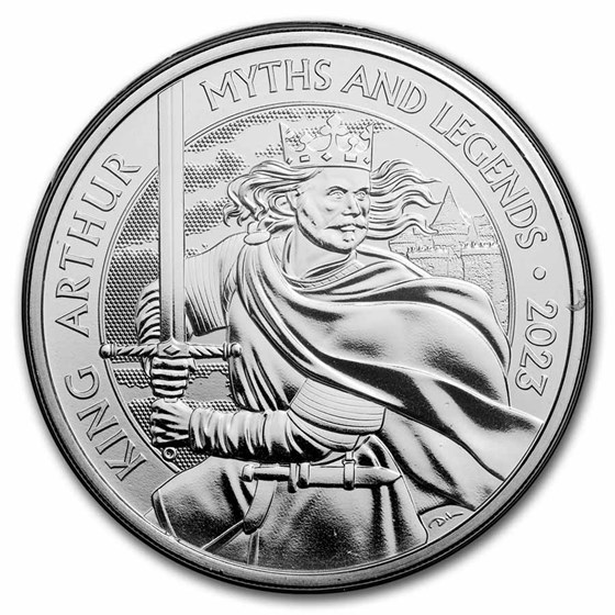 2023 GB £5 Myths & Legends King Arthur Brilliant Uncirculated