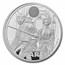 2023 GB Star Wars Luke Skywalker & Princess Leia £2 Slvr Prf Coin
