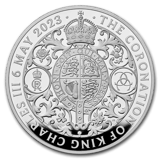 2023 GB The Coronation of His Majesty 1 Kilo Silver Proof Coin