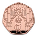 2023 GB The Coronation of His Majesty 50p Gold Proof Coin