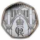 2023 GB The Coronation of His Majesty 50p Silver Pf (Off-Quality)