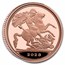 2023 GB The Coronation of His Majesty Gold 1/4 Sovereign Prf Coin