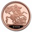 2023 GB The Coronation of His Majesty Gold 1/4 Sovereign Prf Coin