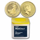 2023 GB1 oz Gold Britannia 10-Coin MintDirect® Tube (Queen)