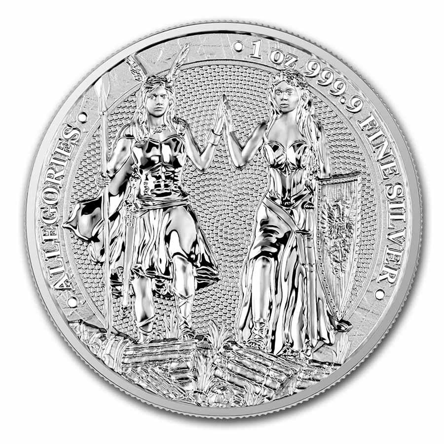 2023 Germania Allegories 1 oz Silver Round BU (Galia)