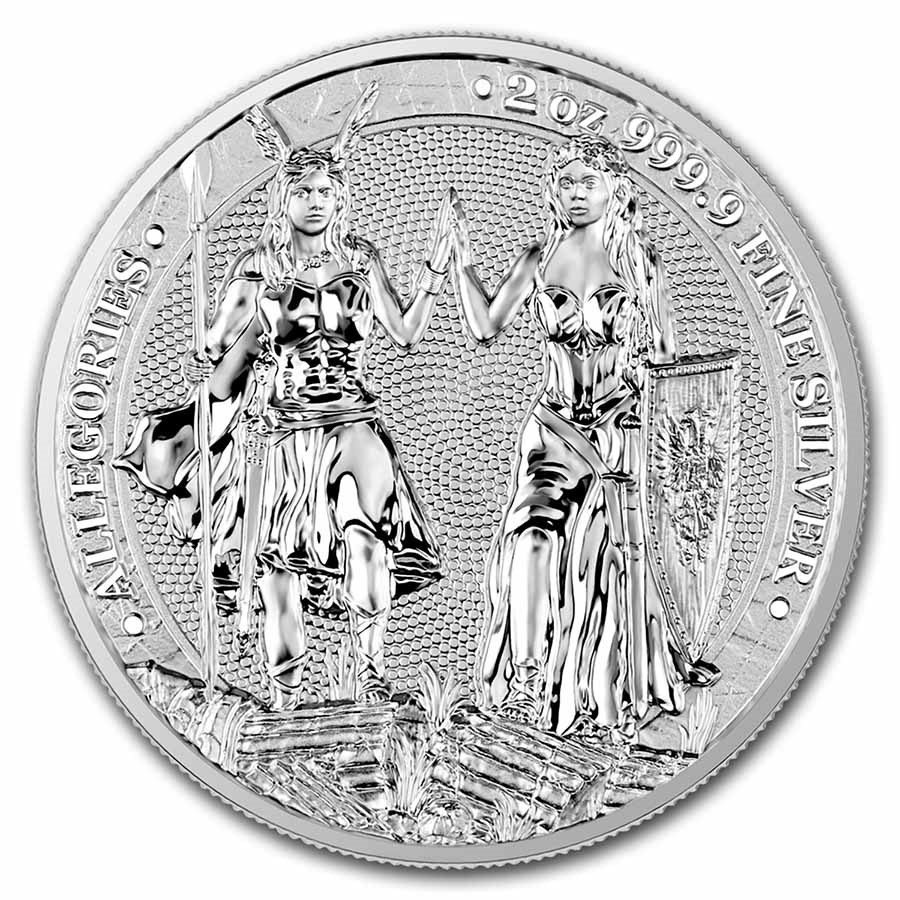 2023 Germania Allegories 2 oz Silver Round BU (Galia)