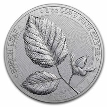 Buy 2023 Germania Beech Leaf 1 oz Silver Round BU | APMEX