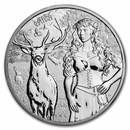 2023 Germania Valkyries: Ostara 1 oz Silver Round BU