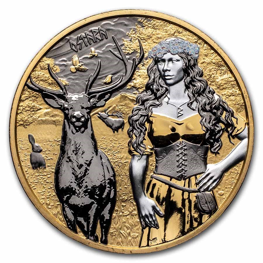 Buy 2023 1 oz Silver Ostara Germania Valkyries Round | APMEX