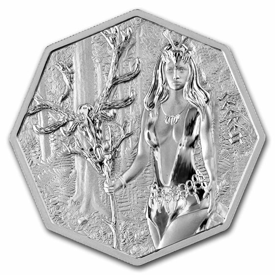 2023 Germania Witchcraft: Seeress 1 oz Silver Round BU 2023 Germania Witchcraft: Seeress 1 oz Silver Round BU