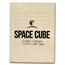 2023 Ghana 1 oz Silver Space Cube; Campo del Cielo Meteorite