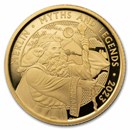 2023 Great Britain 1/4 oz Gold Myths & Legends: Merlin Proof