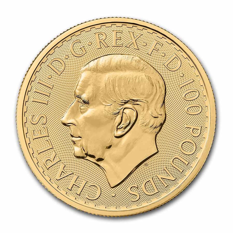2023 Great Britain 1 oz Gold Britannia BU (King Charles III)