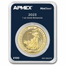 2023 Great Britain 1 oz Gold Britannia MintDirect® Single (Queen)