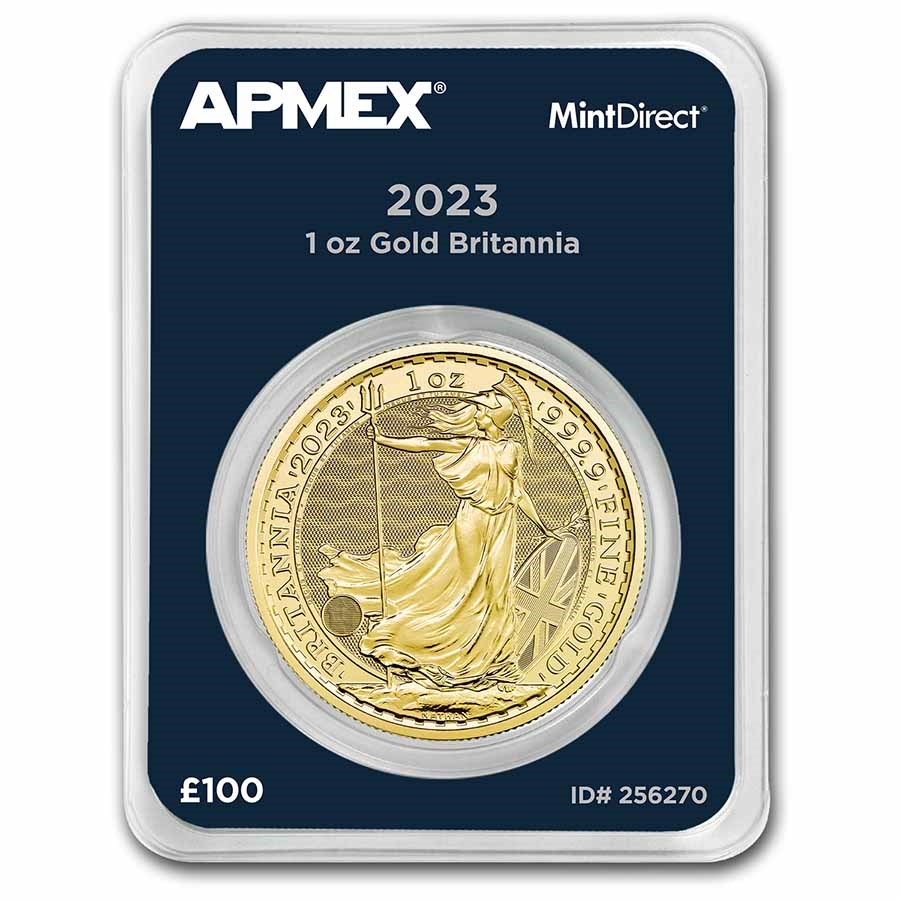 2023 Great Britain 1 oz Gold Britannia MintDirect® Single (Queen)