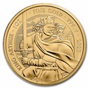 2023 Great Britain 1 oz Gold Myths & Legends: King Arthur BU