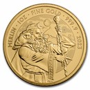 2023 Great Britain 1 oz Gold Myths & Legends: Merlin BU